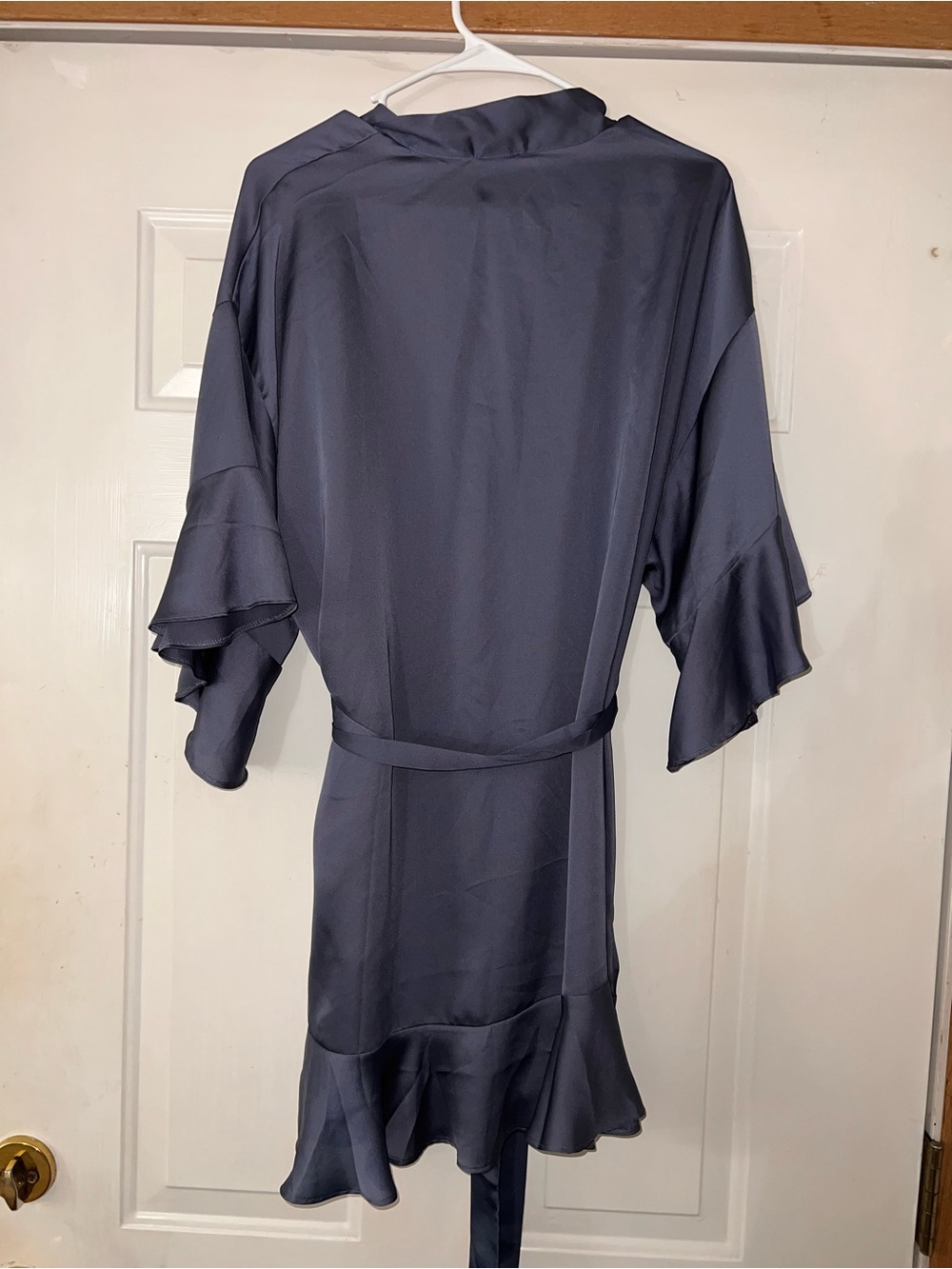 Victoria's Secret Navy Satin Robe - Picture 3 of 3